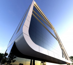 Luxurious high-tech 8-floor commercial building for sale. 