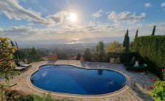 5 bedroom unfurnished house with swimming pool for sale in Kamares