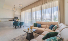 3 bedroom furnished apartment with swimming pool for sale in Linopetra