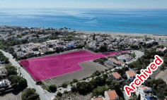 Prime touristic land in Pervolia, Larnaca , Larnaca