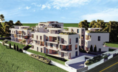 Large two beds apartment with swimming pool for sale in Livadia