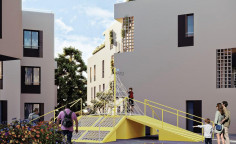 Large two beds apartment with swimming pool for sale in Livadia