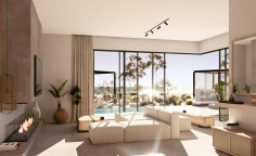 Spacious 2 bedroom furnished apartment with swimming pool for sale in Protaras