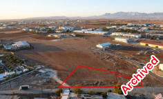 Industrial field in Palaiometocho, Nicosia 