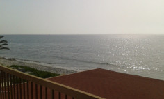A lovely beachfront 3 bedroom property in Meneou with garden 