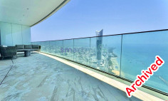 2 bedroom luxury sea front apartment 29th floor for rent Limassol 