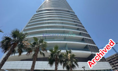 2 bedroom luxury sea front apartment 29th floor for rent Limassol 
