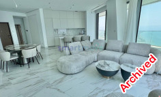 2 bedroom luxury sea front apartment 29th floor for rent Limassol 
