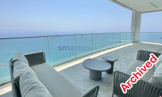 2 bedroom luxury sea front apartment 29th floor for rent Limassol 