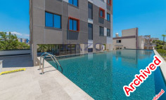 Modern three bedroom apartment with pool in Mesa Geitonia 