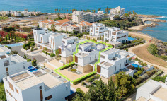 Seafront villa with pool and sea views Kissonerga 