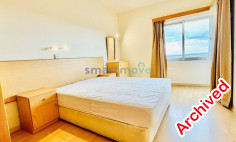 1 bedroom top floor apartment sea views for rent Limassol 