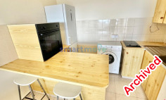 1 bedroom top floor apartment sea views for rent Limassol 