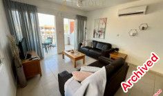 Fully furnished sea view apartment in Pegeia 