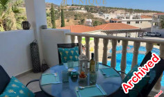 Fully furnished sea view apartment in Pegeia 