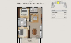 2 bedroom apartment with swimming pool for sale in Pyla