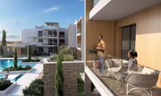 Spacious 1 bedrooms apartment with swimming pool for sale in Pyla