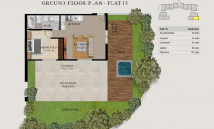 1 bedroom apartment groundfloor in Pyla 
