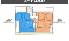 Beautiful 2 bedrooms unfurnished apartment for sale in Larnaca