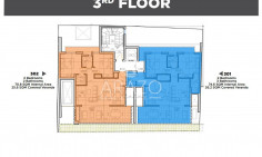 Spacious 2 bedrooms unfurnished apartment for sale in Larnaca