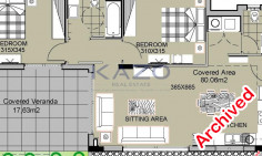 Modern two bedroom apartment in quiet Panthea area 
