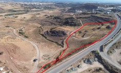 Elevated 18,560 m&sup2; plot with panoramic valley views in Agia Varvara , Paphos