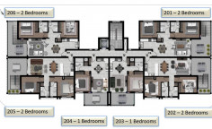 New modern penthouse for sale in Aradippou, Larnaca with roof garden ! 