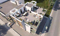 New modern penthouse for sale in Aradippou, Larnaca with roof garden ! 