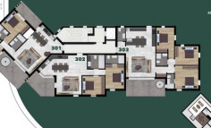 Spacious 2 bedrooms flat with swimming pool for sale in Livadia