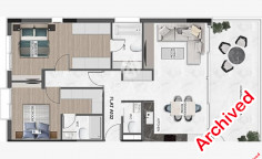 Beautiful 2 bed apartment with swimming pool for sale in Mesa Geitonia