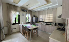 Spacious Pegeia villa with pool and sea view 