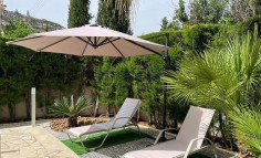 Spacious Pegeia villa with pool and sea view 