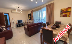Spacious furnished apartment with three bedrooms in Mesa Geitonia 