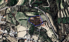 Large 4683m2 field for sale in Tsada village (landlocked) , Paphos