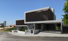 Large luxury villa with pool in Agios Tychonas 