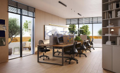 Modern off plan office in central Paralimni for sale 