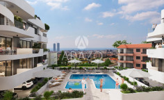 1 bedroom unfurnished apartment with swimming pool for sale in Agios Athanasios