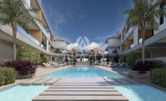 Lovely one bedrooms apartment with swimming pool for sale in Livadia