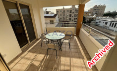 Spacious fully furnished 3-bedroom apartment in Kapsalos 