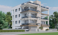 Large 2 bedroom unfurnished apartment for sale in Aradippou