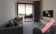 Modern one bedroom apartment with sea view in Kato Paphos, tomb of the kings 