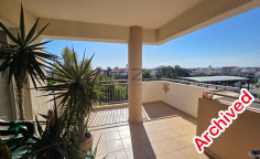 Beautiful three bedroom top floor flat for rent in Agios Ioannis area 