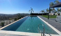 Brand new four bedroom luxury villa with panoramic view for rent in Pareklissia area 