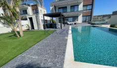 Brand new four bedroom luxury villa with panoramic view for rent in Pareklissia area 