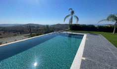 Brand new four bedroom luxury villa with panoramic view for rent in Pareklissia area 
