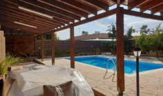 Three bedroom detached resale pool house for sale in Souni area 