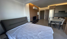 Modern top floor furnished studio in Pyrgos with pool 