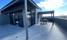 Modern top floor furnished studio in Pyrgos with pool 