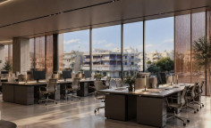 Spacious modern office space in Kapsalos 