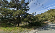 Large residential field for sale in forest Pano Platres , Limassol